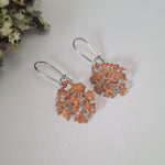 Load image into Gallery viewer, Foliose Turn - Reversible drop earrings
