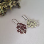 Load image into Gallery viewer, Foliose Turn - Reversible drop earrings

