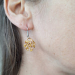 Load image into Gallery viewer, Foliose Turn - Reversible drop earrings
