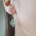 Load image into Gallery viewer, Foliose Turn - Reversible drop earrings
