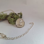 Load image into Gallery viewer, Forest inspired sterling silver necklace with branch design. Nature inspired jewellery By Hulley Jewellery

