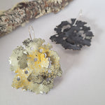 Load image into Gallery viewer, Lichen inspired organic earring for women who enjoy the outdoors and want to feel connected to nature
