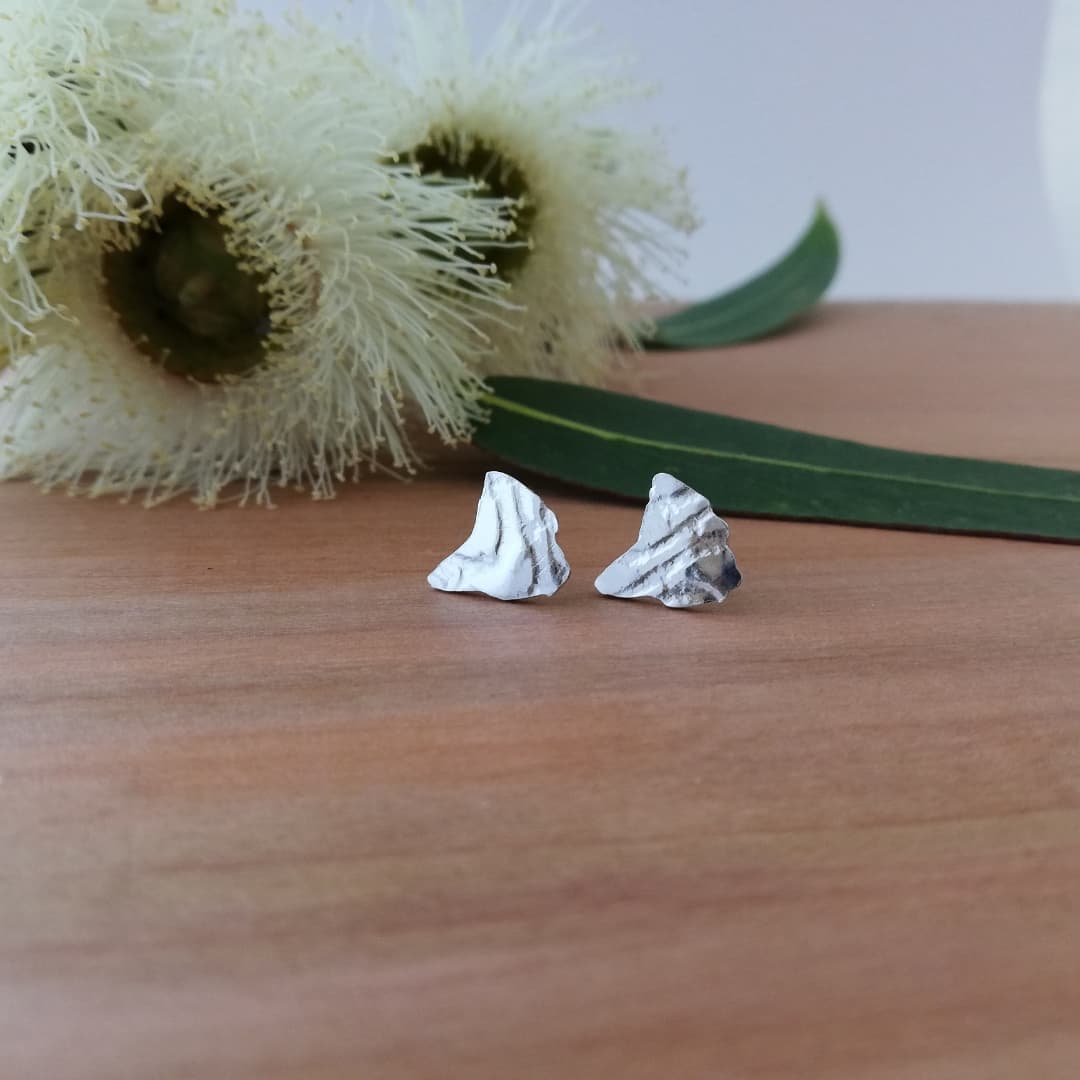 Sterling silver Tasmania studs